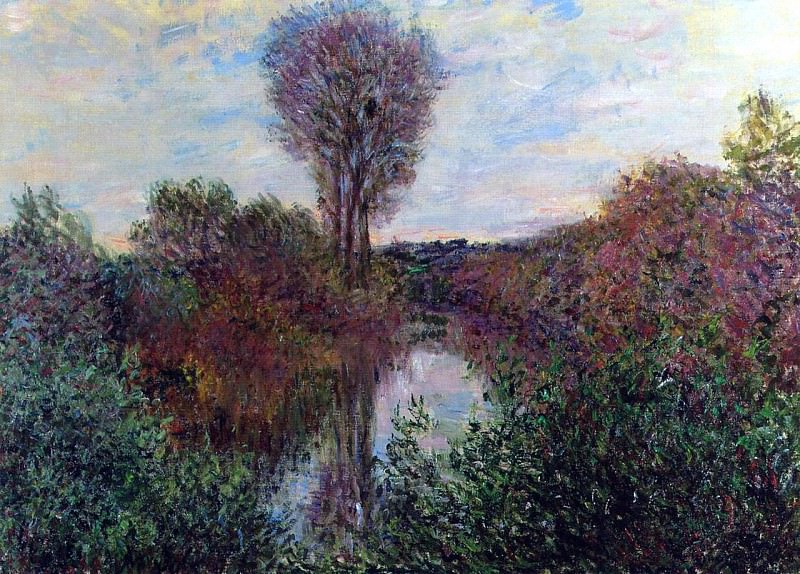 The Small Arm of the Seine at Mosseaux, Claude Oscar Monet