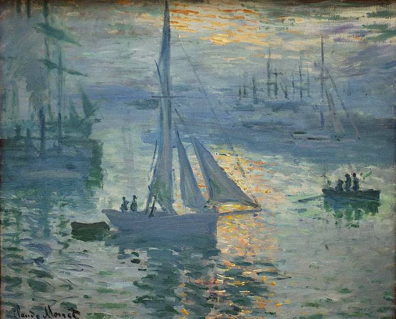 Sunrise, The Sea, Claude Oscar Monet