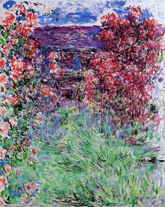 The House among the Roses, Claude Oscar Monet