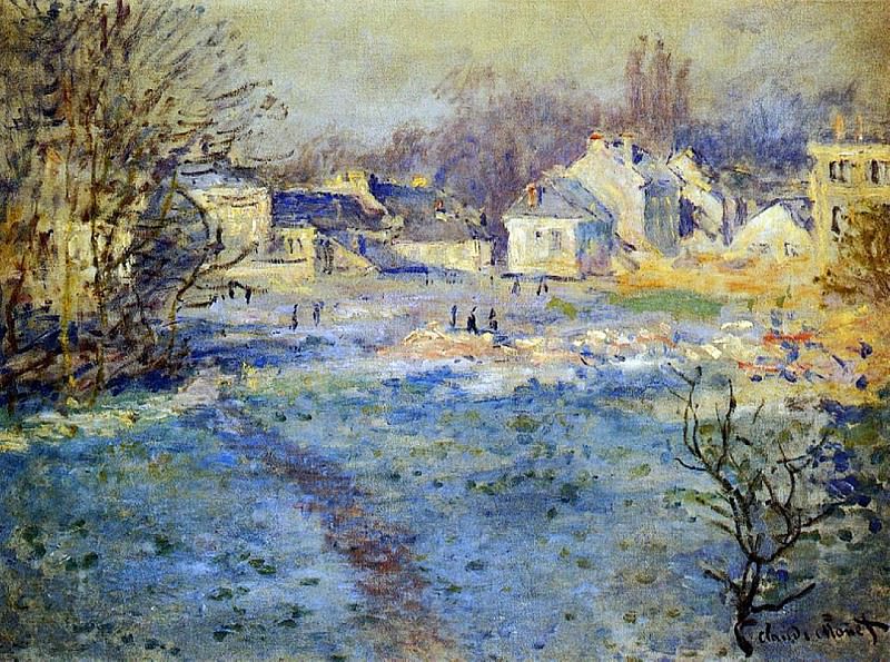 White Frost, Claude Oscar Monet