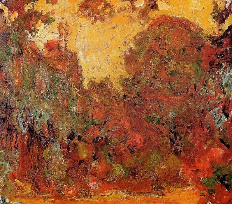 The House Seen from the Rose Garden 2, Claude Oscar Monet