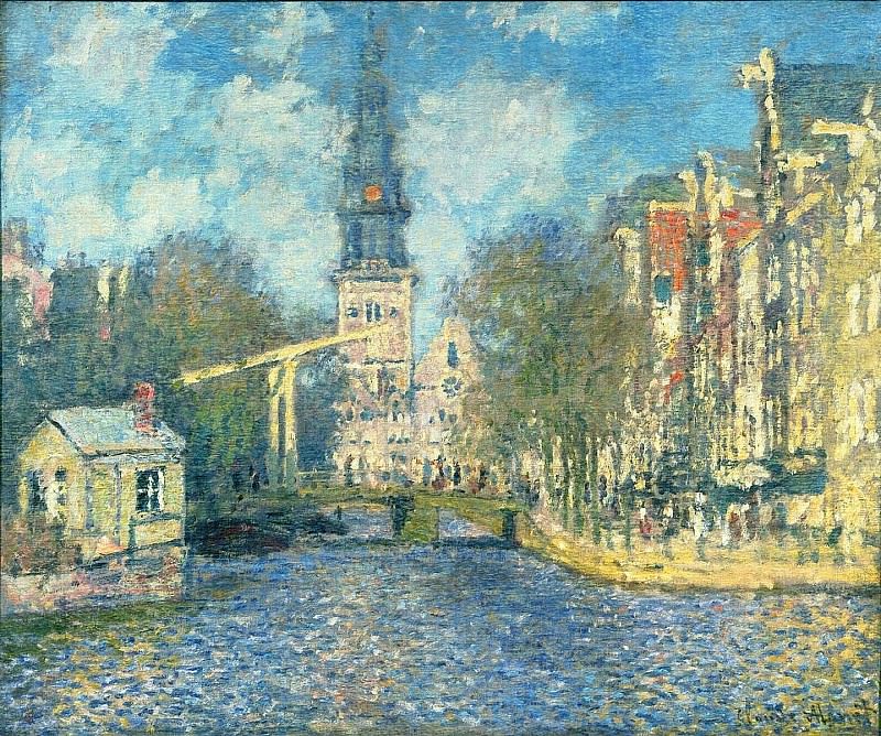 Zuiderkerk in Amsterdam, Claude Oscar Monet