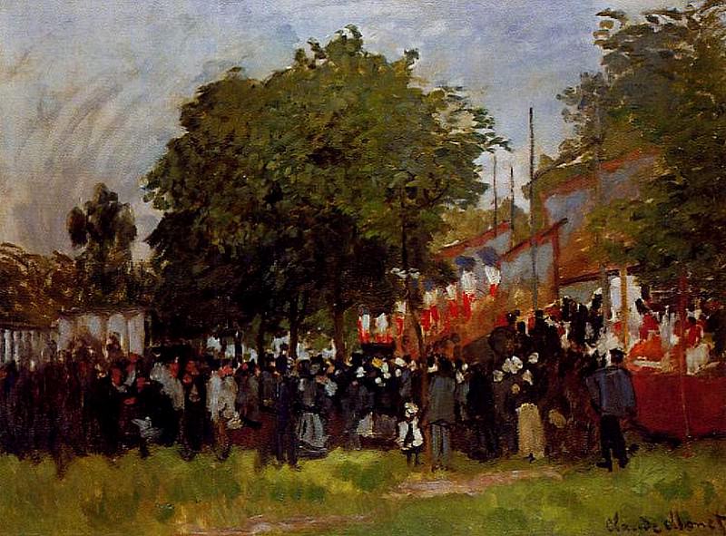 Festival at Argenteuil, Claude Oscar Monet