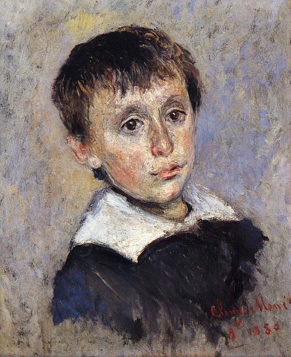 Portrait of Jean Monet, Claude Oscar Monet