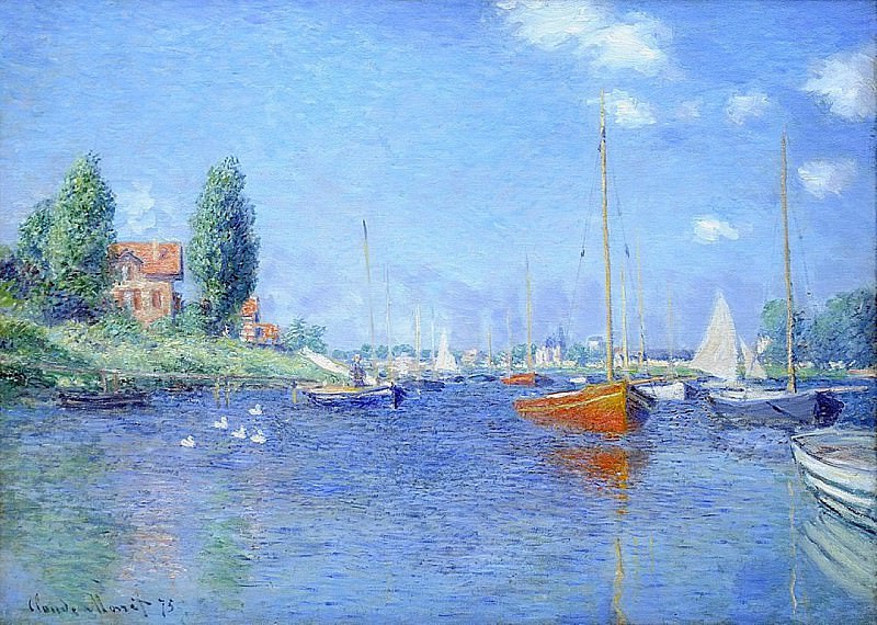 Argenteuil. Yachts, Claude Oscar Monet