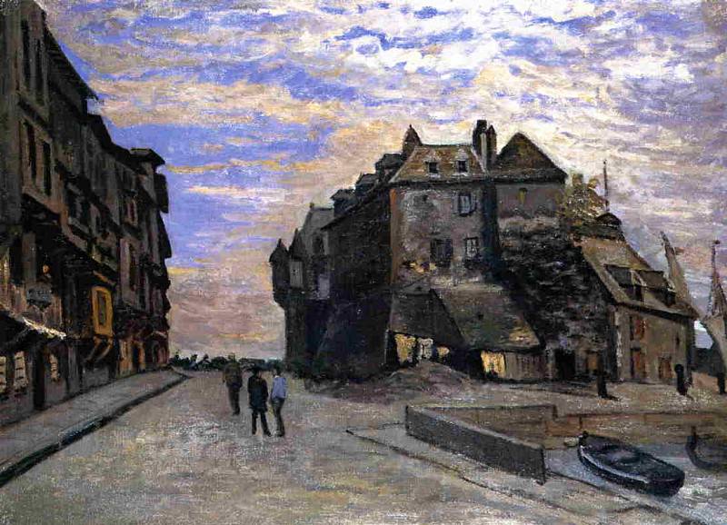 Le Lieutenance at Honfleur, Claude Oscar Monet
