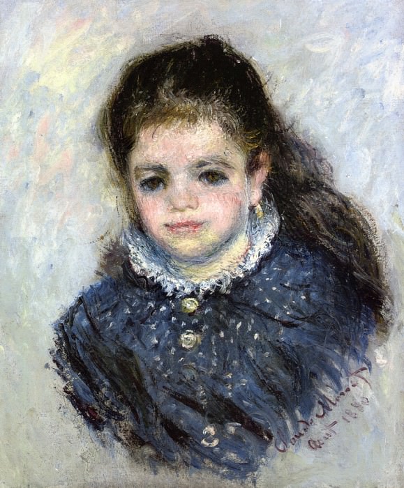 Portrait of Jeanne Serveau, Claude Oscar Monet