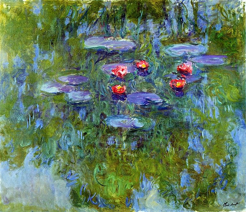 Water Lilies, 1916-19 04, Claude Oscar Monet