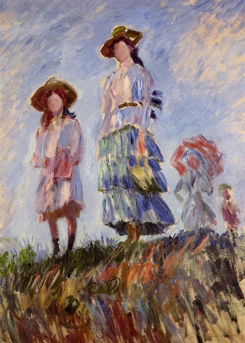 The Promenade , Claude Oscar Monet