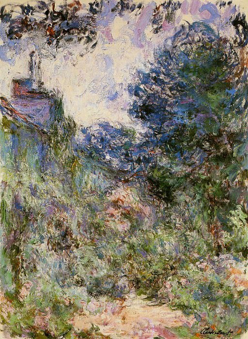 The House Seen from the Rose Garden, Claude Oscar Monet
