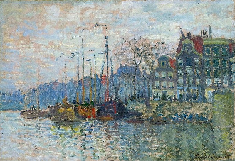 Zaandam, The Dike, Claude Oscar Monet