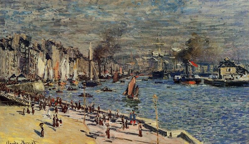 View of the Old Outer Harbor at Le Havre, Claude Oscar Monet