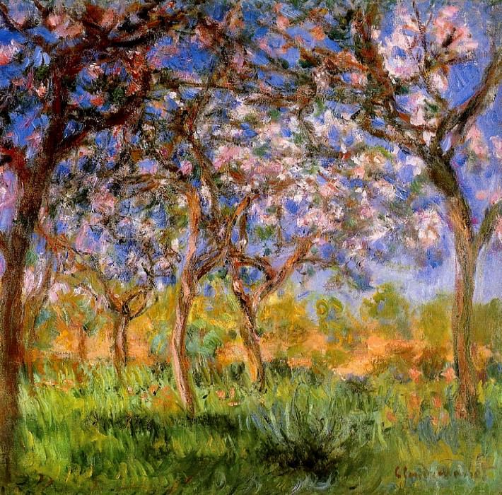 Giverny in Springtime, 1899-1900, Claude Oscar Monet