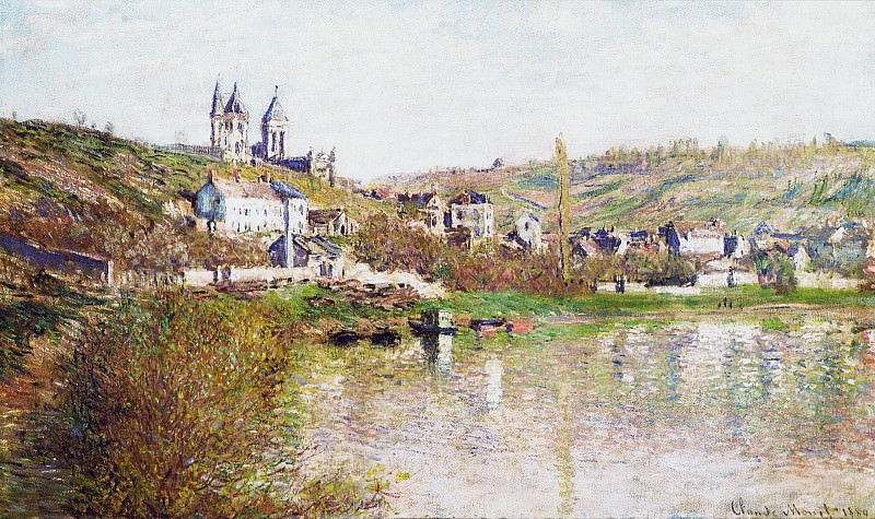 The Hills of Vetheuil, Claude Oscar Monet