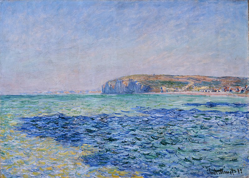 Shadows on the Sea at Pourville, Claude Oscar Monet