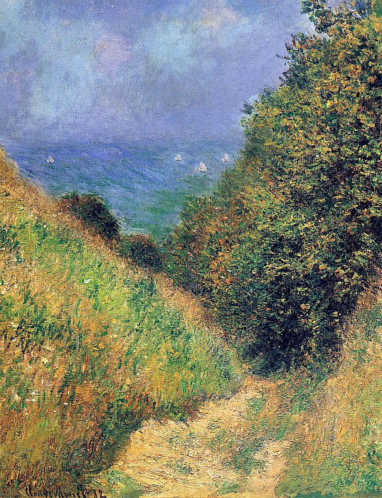 Path at Pourville 02, Claude Oscar Monet