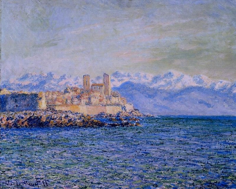 The Old Fort at Antibes, Claude Oscar Monet