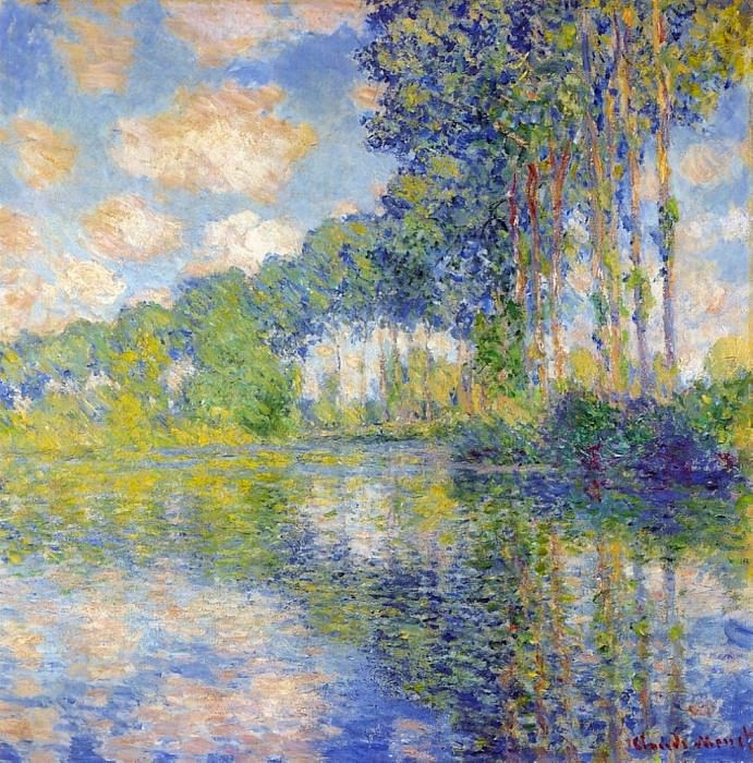 Poplars on the Epte, Claude Oscar Monet