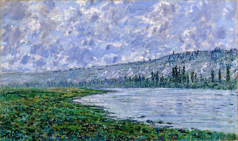 The Seine and the Chaantemesle, Claude Oscar Monet