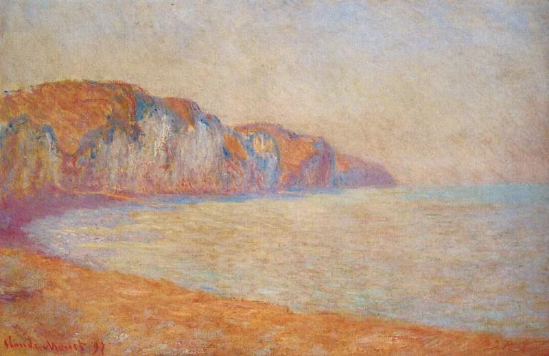 Cliff at Pourville in the Morning, Claude Oscar Monet