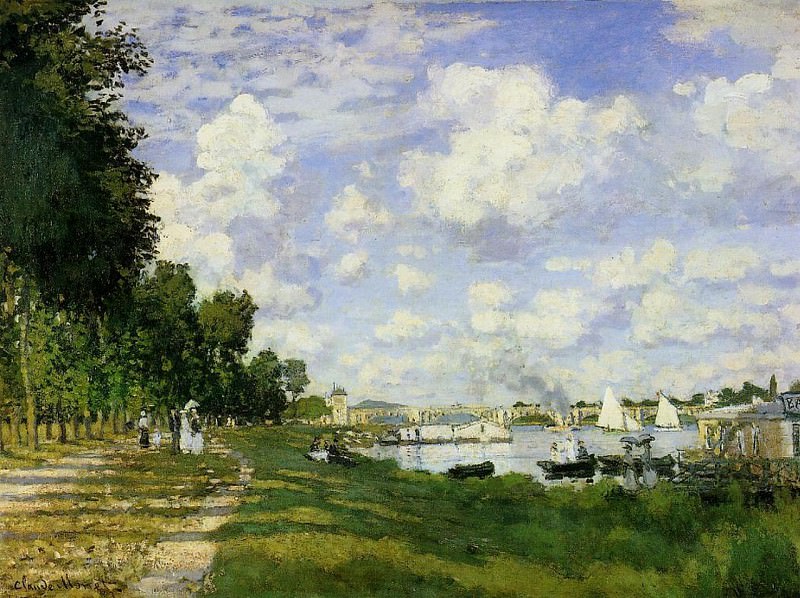 The Basin at Argenteuil, Claude Oscar Monet