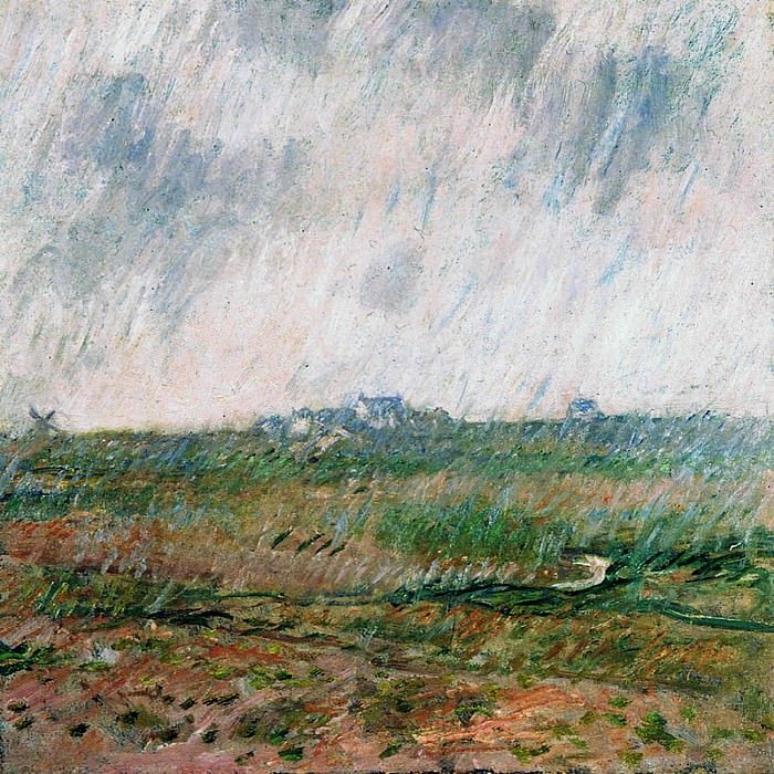 Rain in Belle-Ile, Claude Oscar Monet