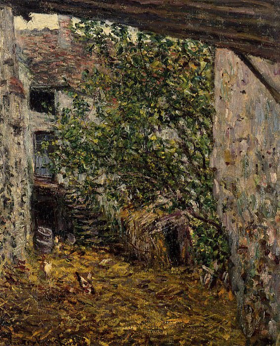 Farmyard, Claude Oscar Monet