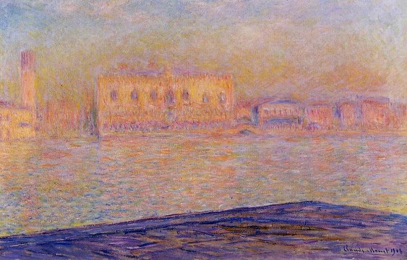 The DogesвЂ™ Palace Seen from San Giorgio Maggiore, Claude Oscar Monet
