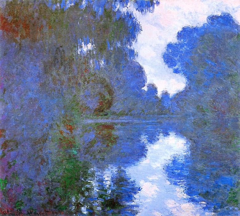 Morning on the Seine, Clear Weather 02, Claude Oscar Monet