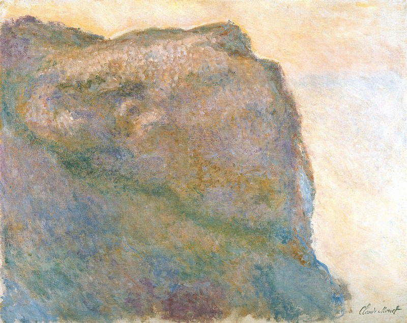 Cliff at Petit Ailly, Claude Oscar Monet