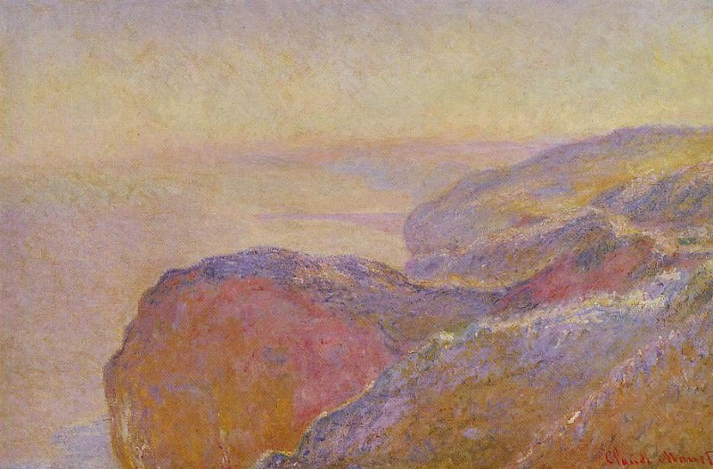Cliff near Dieppe 2, Claude Oscar Monet