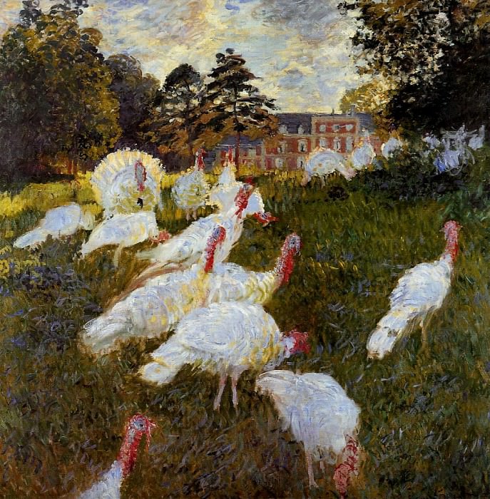 The Turkeys, Claude Oscar Monet