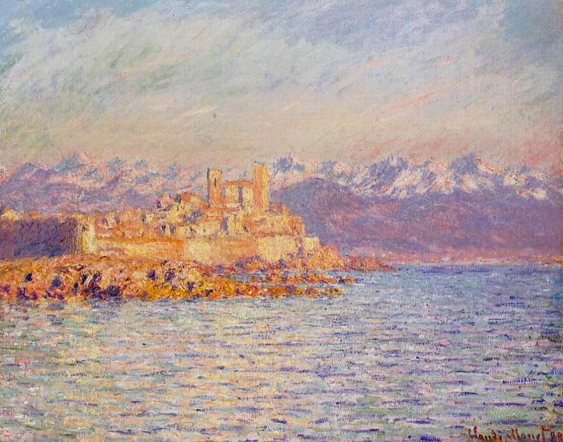 The Bay of Antibes, Claude Oscar Monet