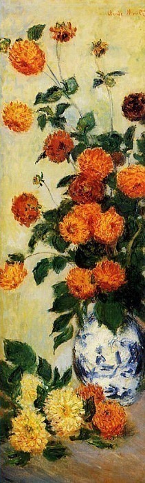 Dahlias, Claude Oscar Monet