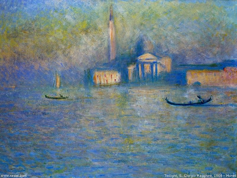 San Giorgio Maggiore, Twilight, Claude Oscar Monet