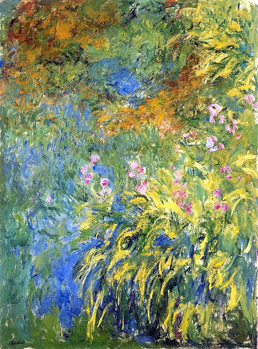 Irises 3, Claude Oscar Monet