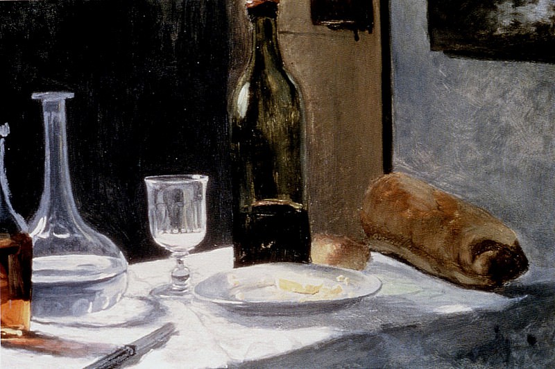Still Life With Bottles, Claude Oscar Monet