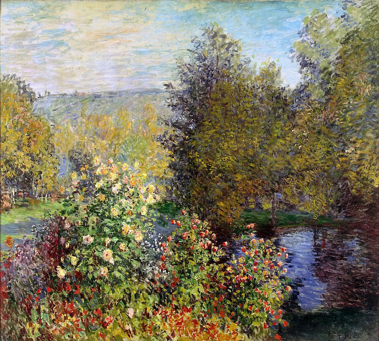 The Corner of the Garden at Montgeron, Claude Oscar Monet