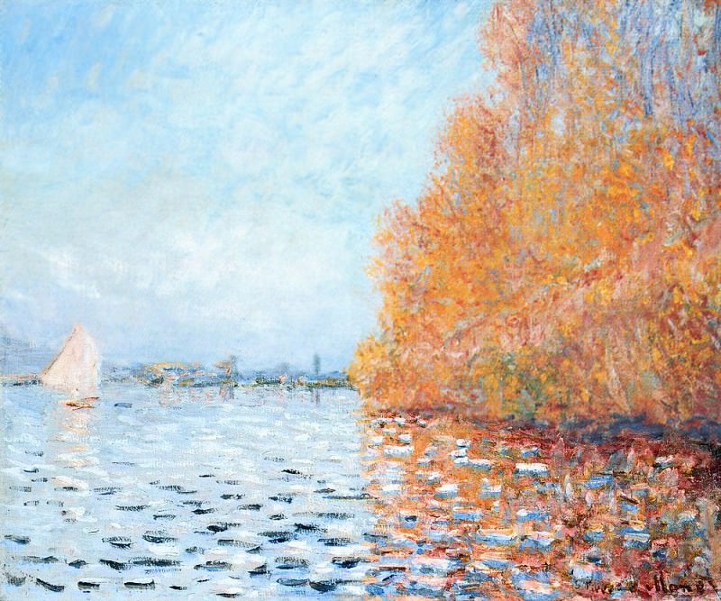The Siene at Argentuil, Claude Oscar Monet