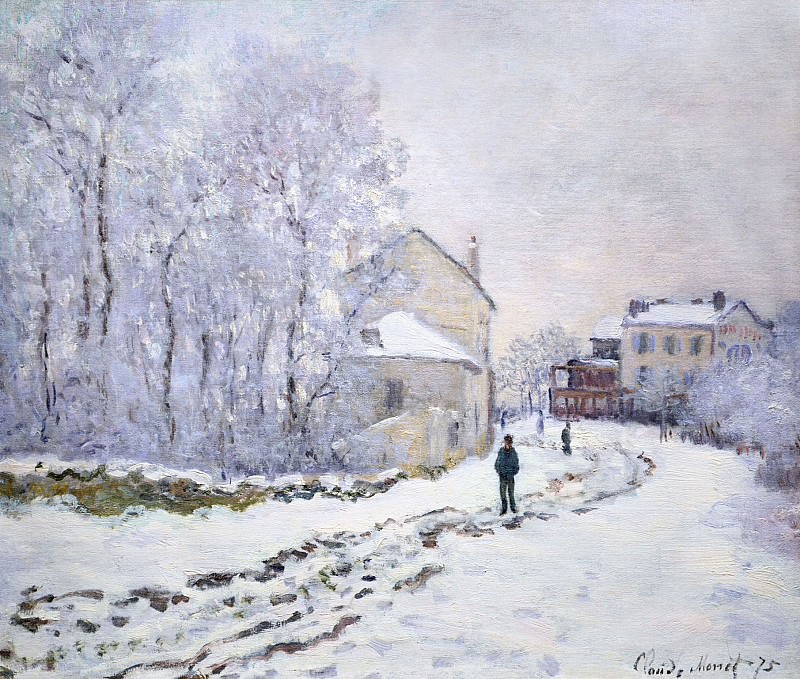 Snow in Argenteuil, Claude Oscar Monet