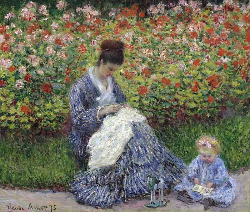Madame Monet and Child, Claude Oscar Monet