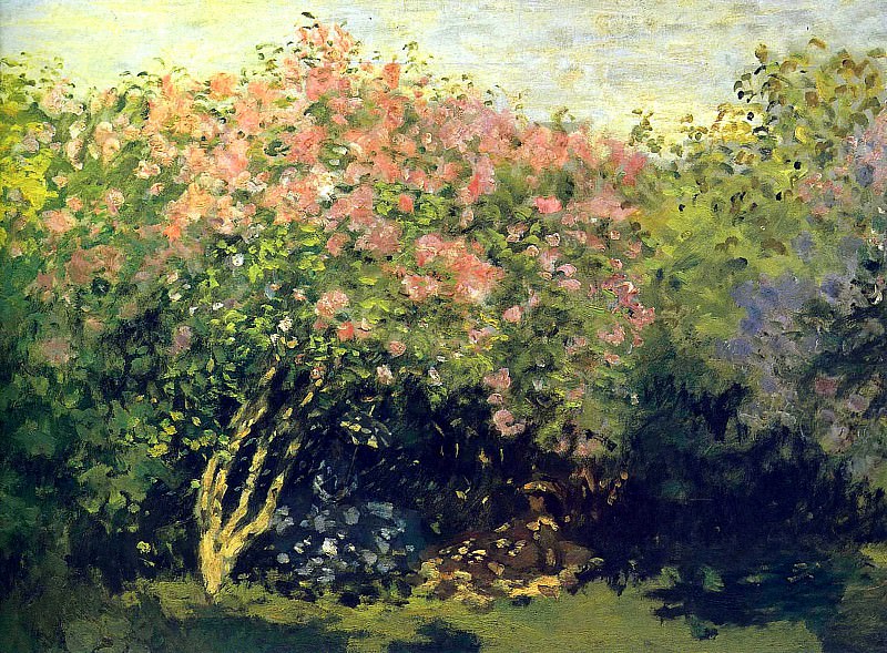 Lilacs in the Sun, 1872. JPG, Claude Oscar Monet