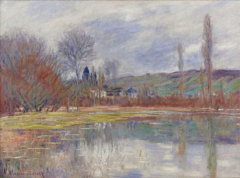 The Spring at Vetheuil, Claude Oscar Monet
