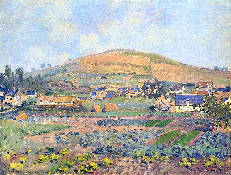 The Mount Riboudet in Rouen at Spring, Claude Oscar Monet