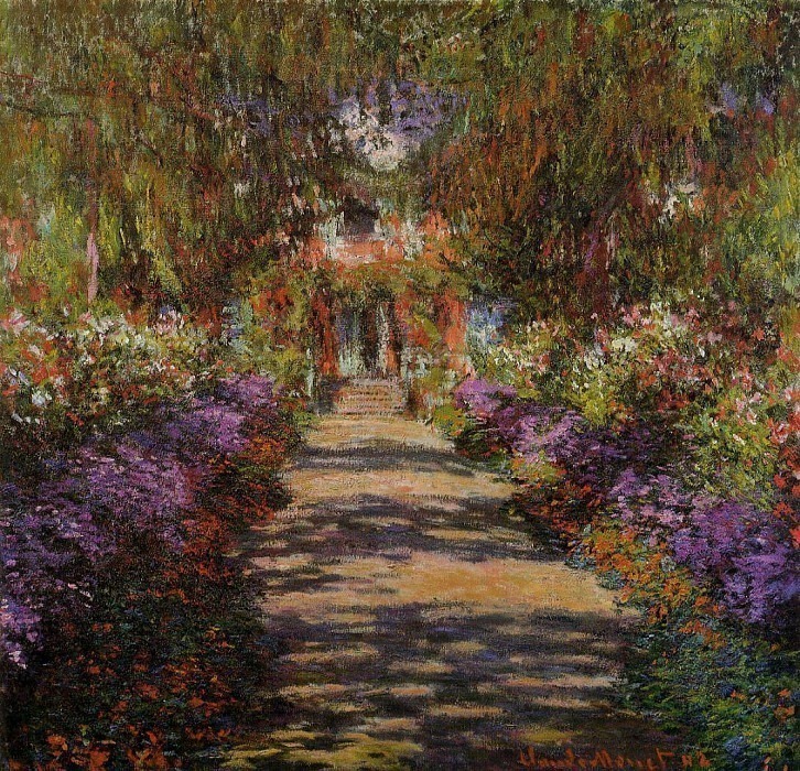 Pathway in Monet’s Garden at Giverny, Claude Oscar Monet