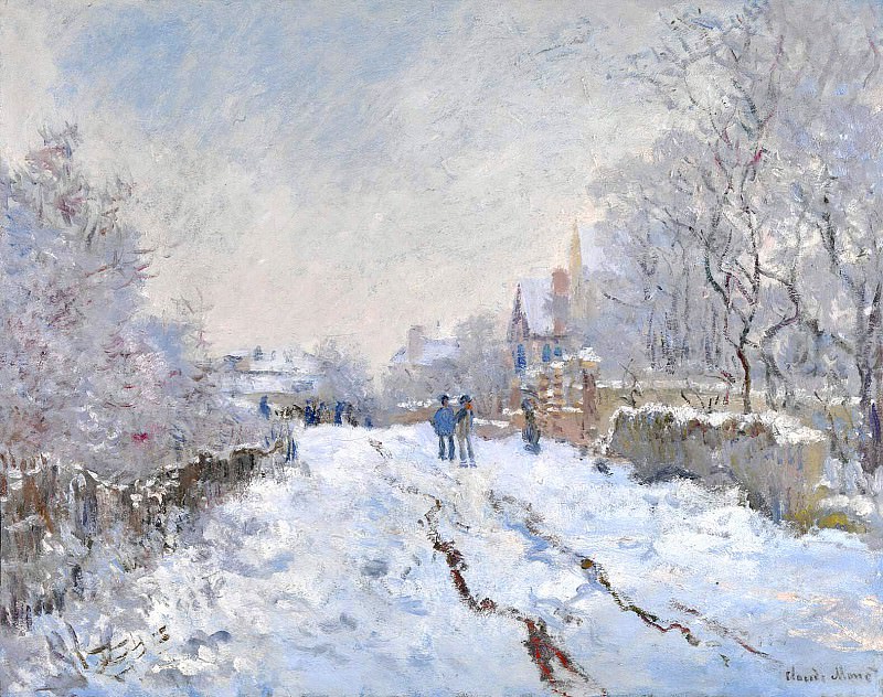 Snow Scene at Argenteuil, Claude Oscar Monet