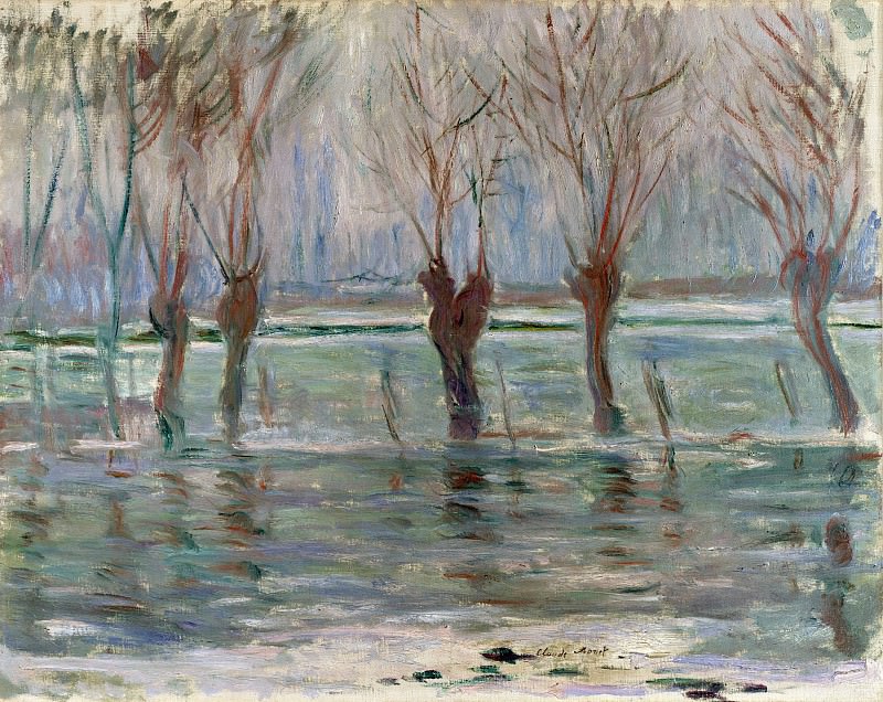 Flood Waters, Claude Oscar Monet