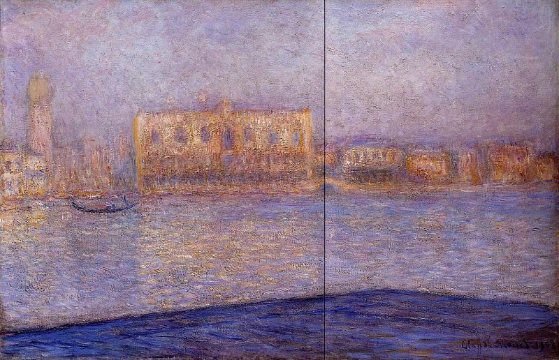 The DogesвЂ™ Palace Seen from San Giorgio Maggiore 3, Claude Oscar Monet