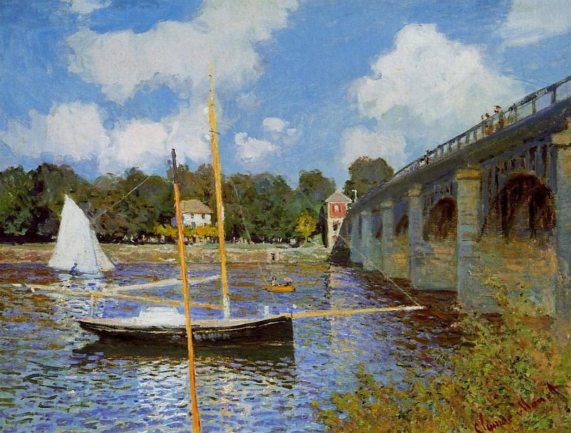 The Bridge at Argenteuil, Claude Oscar Monet