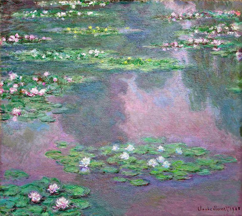 Водяные лилии, 1905 02, Клод Оскар Моне
